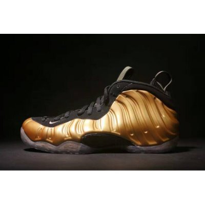 Nike Erkek Air Foamposite One Metal Altın / Siyah Basketbol Ayakkabısı Türkiye - MC8HZ288